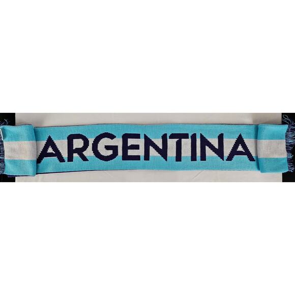 ARGENTINA COPA AMERICA CENTENARIO USA 2016 OFFICIAL SOCCER TEAM KNIT SCARF - Picture 5 of 8
